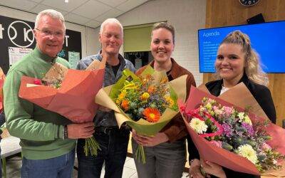 Afscheid van Roos en Roosmarijn uit ACE commissie