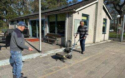 De onderhoudscommissie houdt ons tennispark het hele jaar in topvorm!