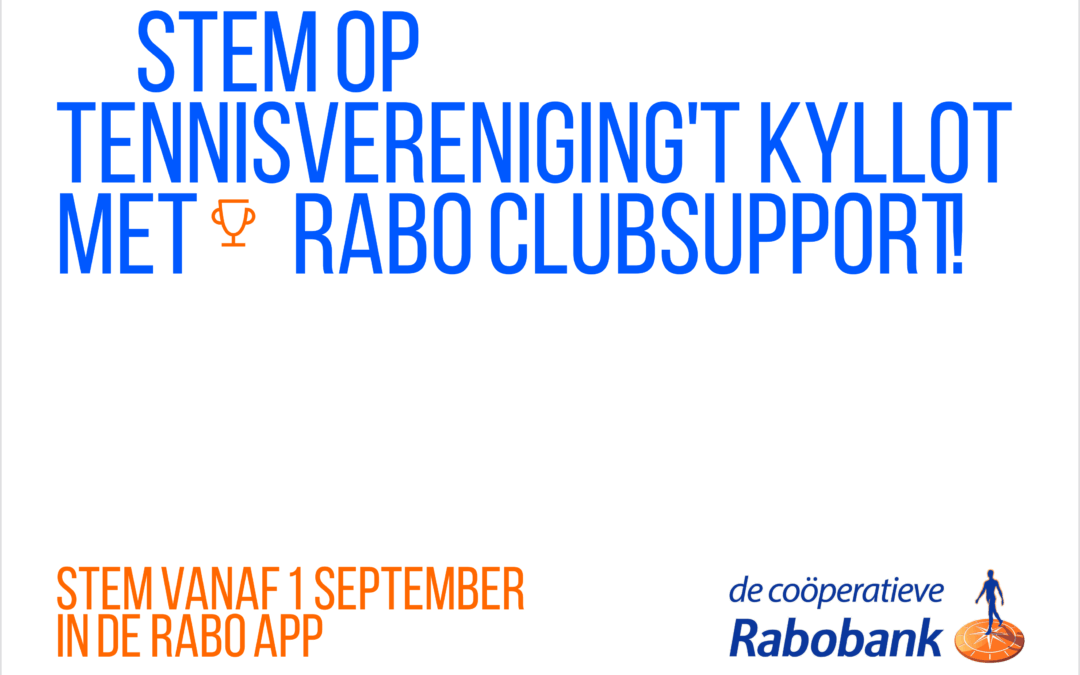 Stem op Kyllot bij Rabo Clubsupport!