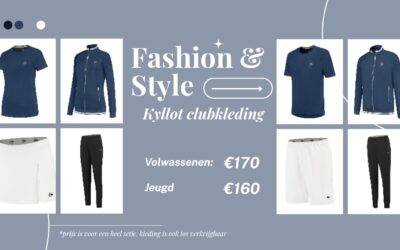 Nieuwe clubkleding bij ’t Kyllot!