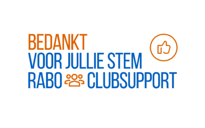Mooie bijdrage door RABO Clubsupport